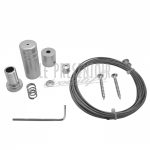 Fixation Sol/Plafond pour Porte Affiches