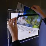 Porte Affiche led Méga