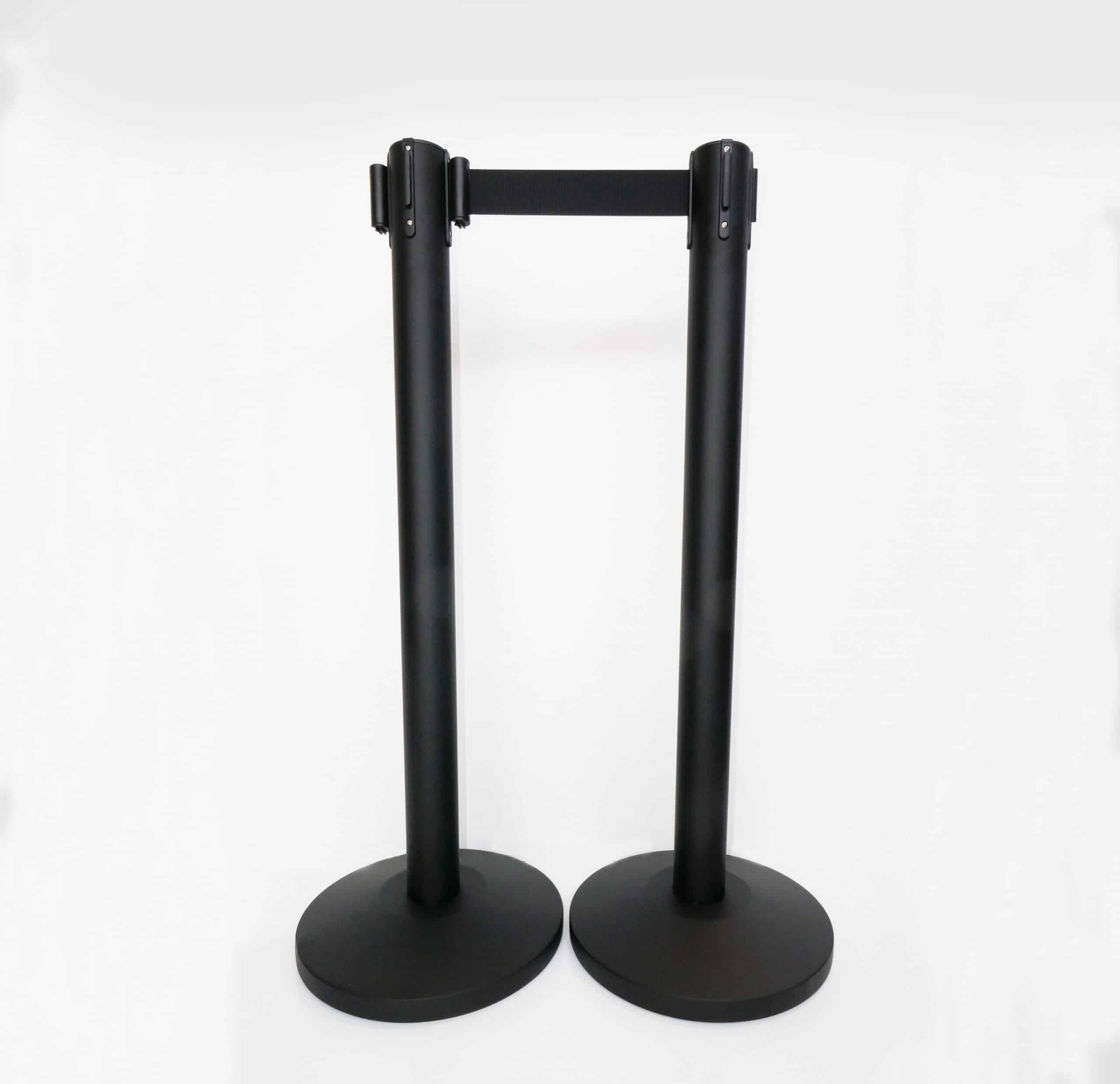 Poteau Noir sangle Noir 2