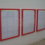 Vitrines sur mesures en Rouge et Vert