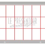 Vitrine d'affichage 1000 x 1600mm 21 A4