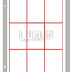 Vitrine d'affichage 1350 x 750mm 12 A4