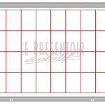 Vitrine d'affichage 1880 x 1320mm 36 A4