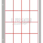 Vitrine d'affichage 1000 x 1350mm 18 A4