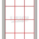 Vitrine d'affichage 1350 x 1000mm 16 A4