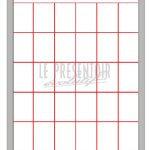 Vitrine d'affichage 1320 x 1720mm 32 A4