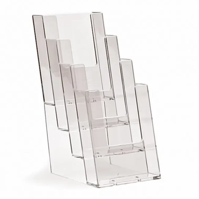 Porte Brochure 4 Bacs 1/3 A4